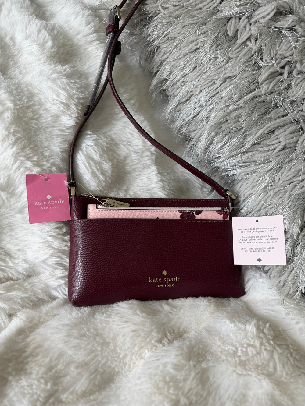 kate spade Sadie saffiano leather Crossbody